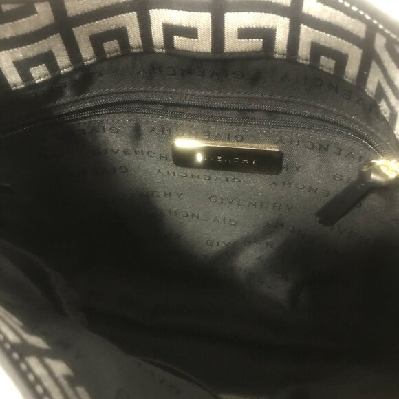 Authentic Givenchy Black & Grey Monogram Canvas and Leather Bag Mint Condition - Picture 8 of 11